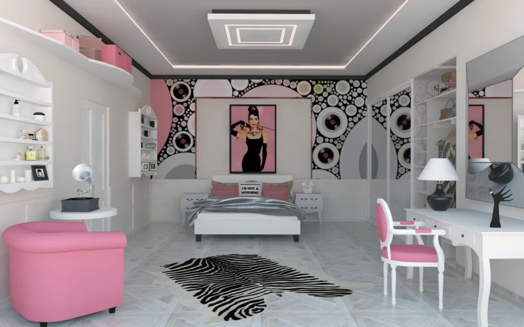 Girls Room With Touch Of 60’s